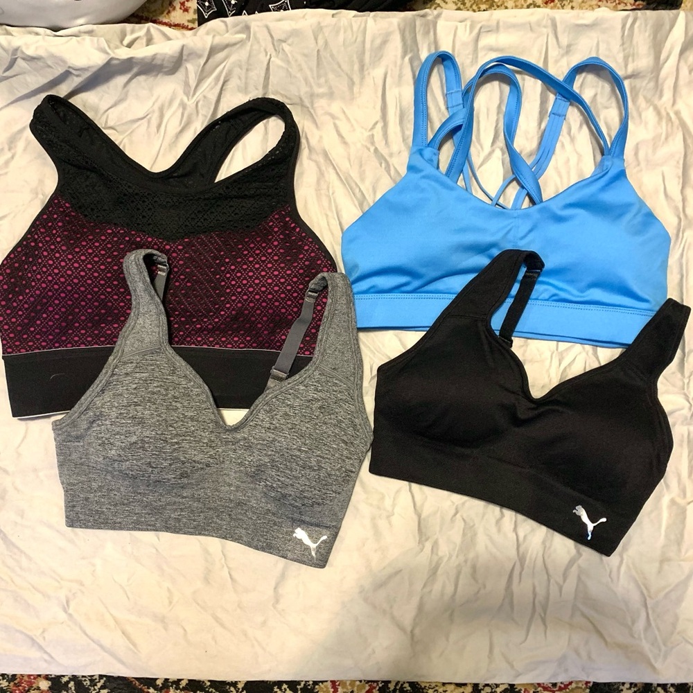 New Unworn Puma and Champion Small Sports Bras